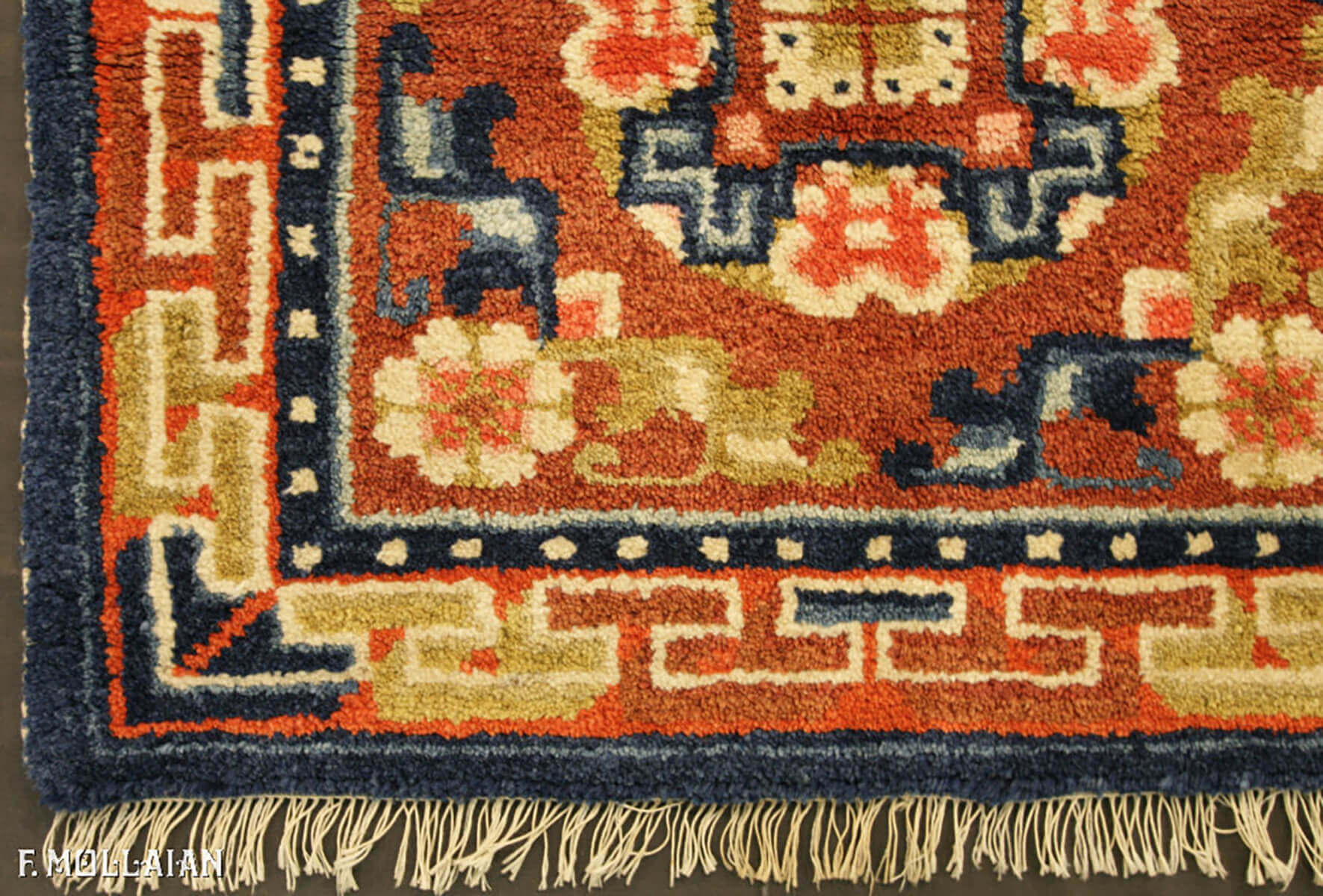 Semi-Antique Tibetan Rug n°:66404313